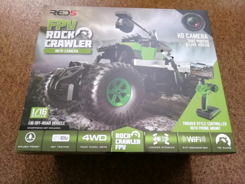 fpv rock crawler with hd camera